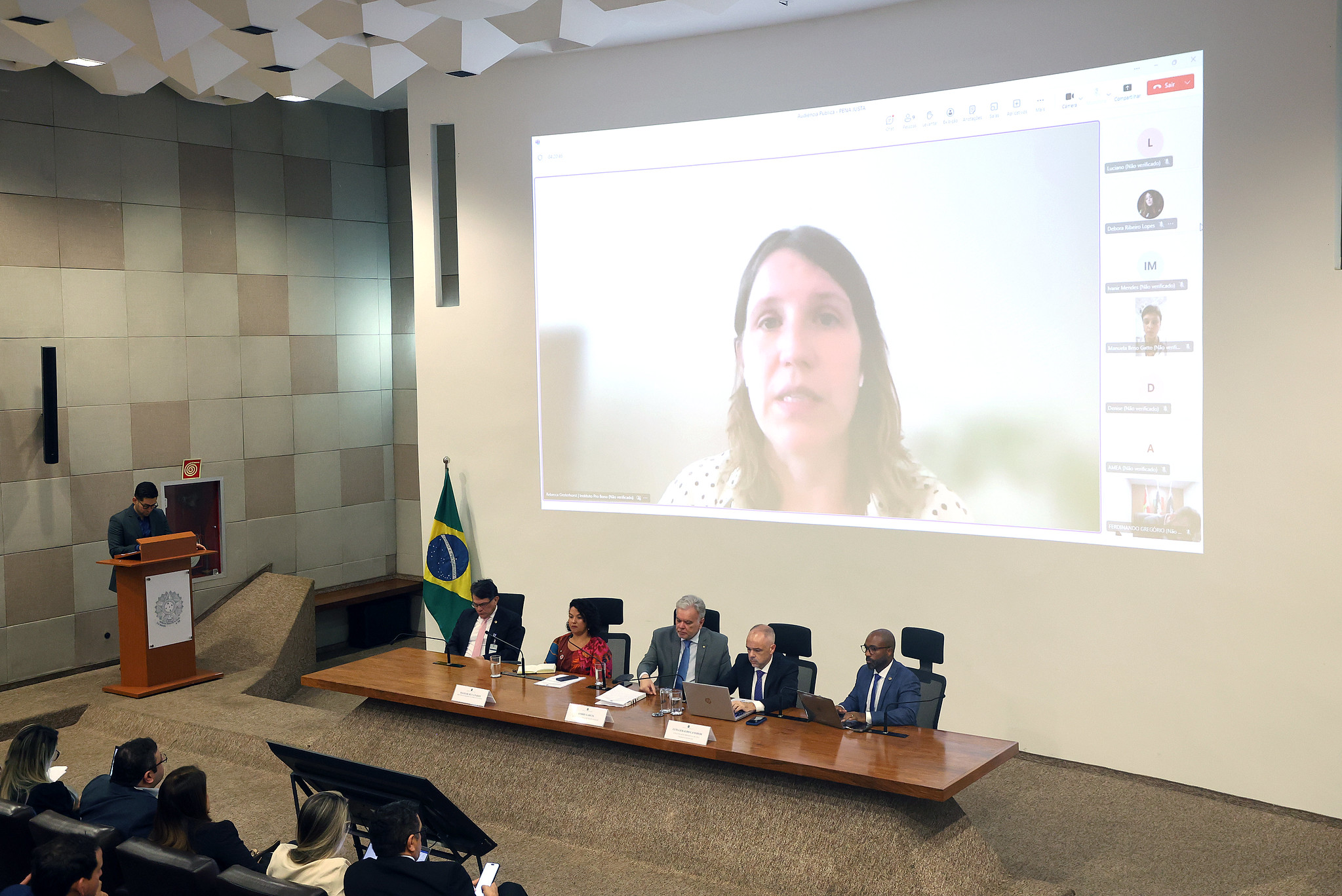 IPB participa de audiência pública sobre Pena Justa no Ministério da Justiça